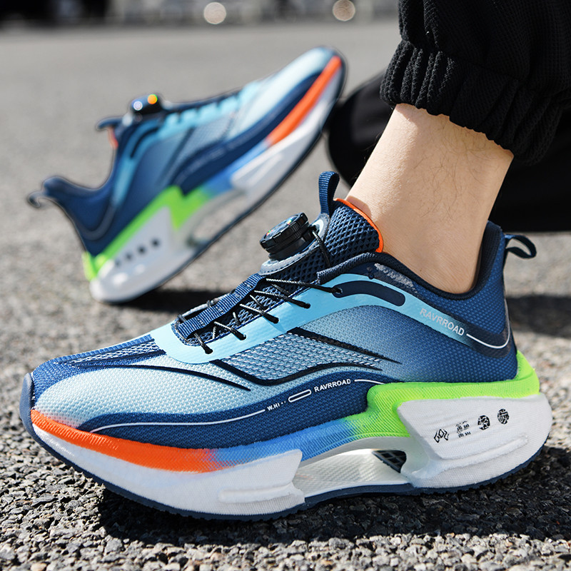 3.0 zapatos de carreras para niñas zapatos deportivos para niños estudiantes adolescentes conejo rojo 8 tablero de carbono zapatos de malla transpirables para mujeres 34