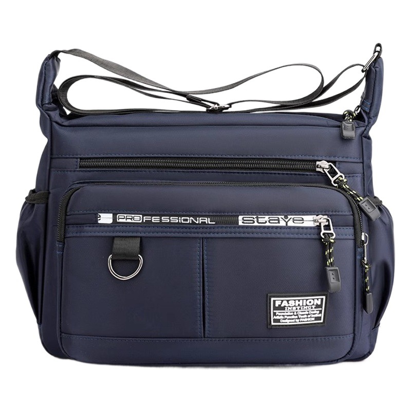 600D men's messenger bag multi-pocket backpack large capacity shoulder bag men's Korean-style casual waterproof Oxford cloth bag
