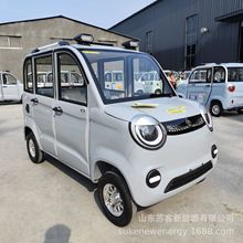 外贸出口电动四轮低速新能源代步车老头乐把式盘式油电两用冷暖空