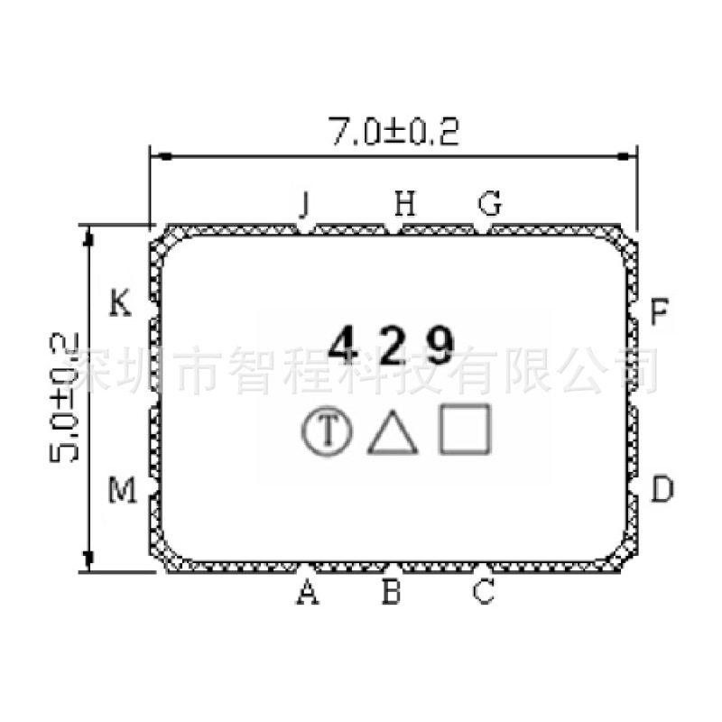 TB0429A 240MHz 中频滤波器 7.0X5.0 TST 拍前咨询