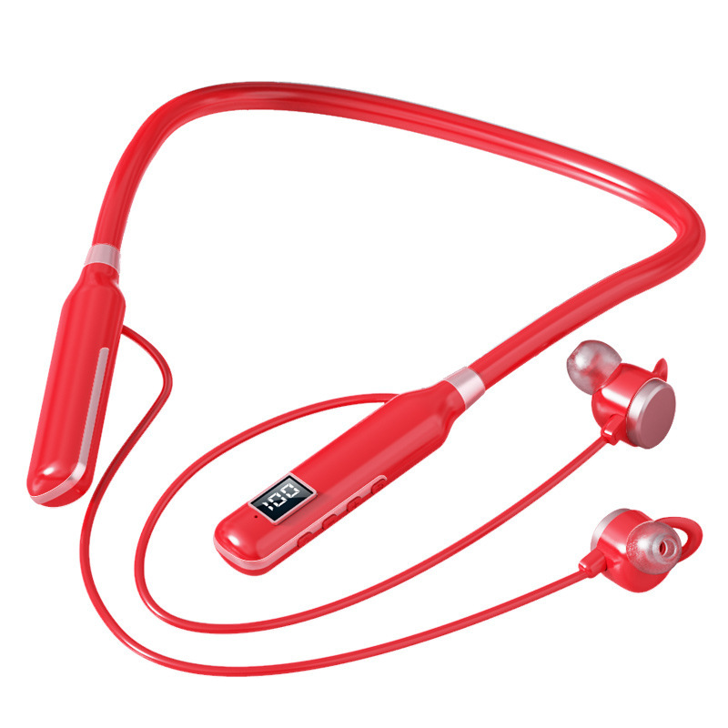 ワイヤレスbluetoothイヤホンBT-7スポーツ首掛け式カード可能黒科学技術デジタルノイズ低減クロスボーダー工場新型|undefined