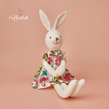 兔子毛绒玩具 穿花裙子【现货批发】节日礼品儿童玩具家居装饰