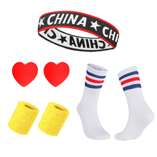 Summer Children's Protective Gear Set, Bracer for Boys, Outdoor Sports, Indoor Training, Running, Headband, Sticker, Socks for Girls, Wholesale