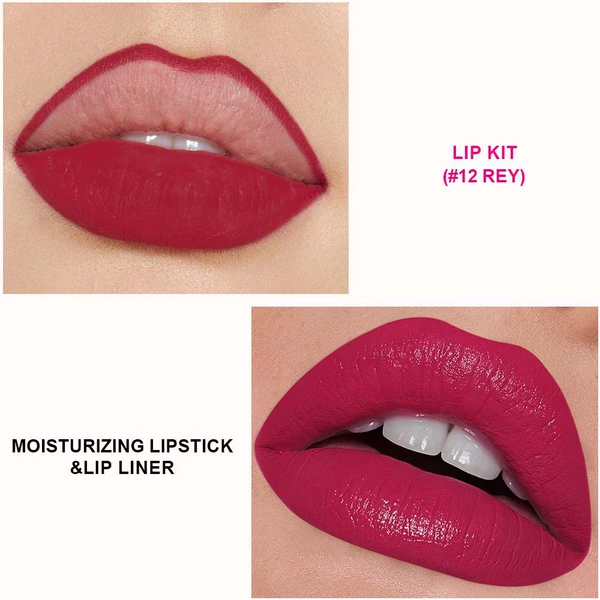 Moisturizing lipstick, lip pencil, set