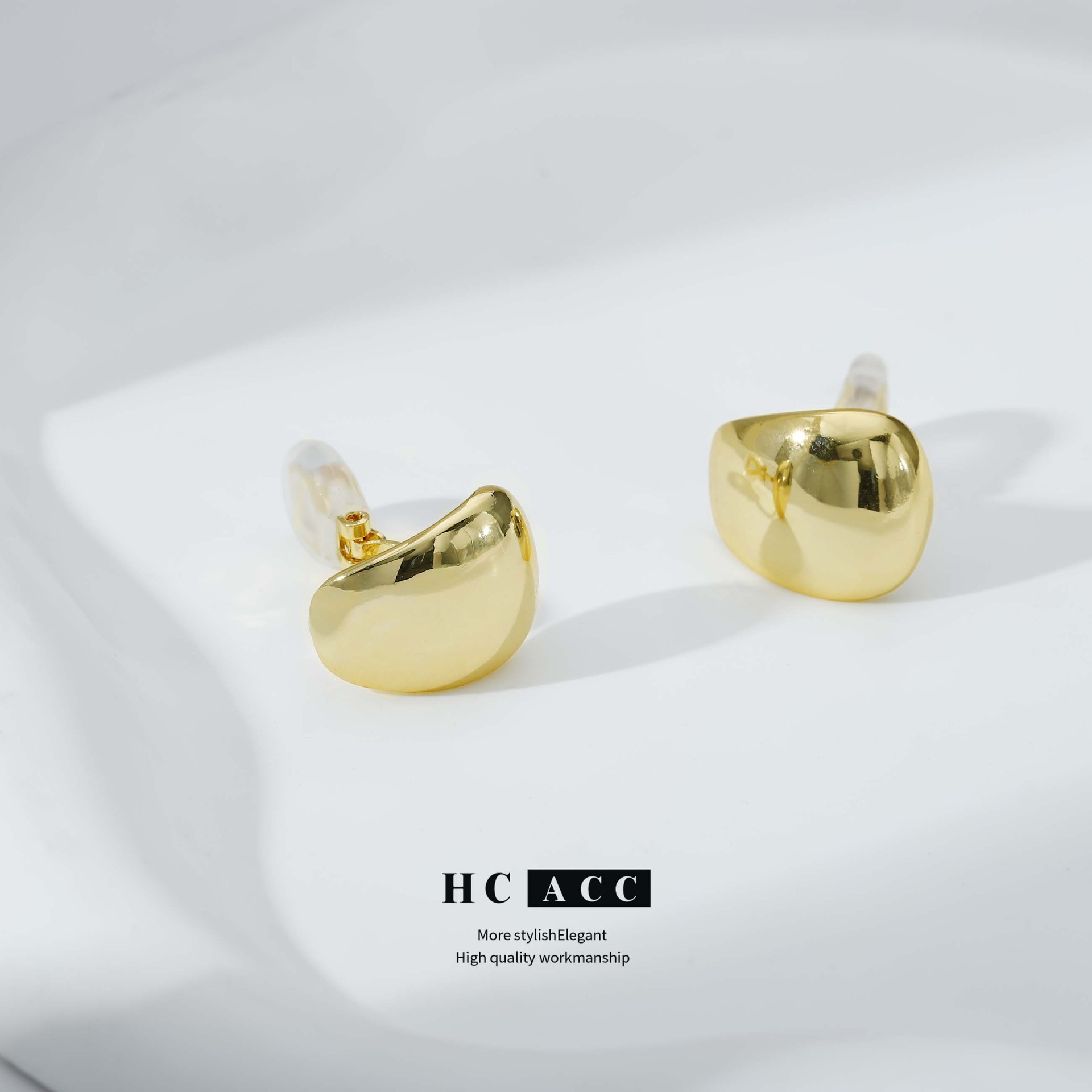 european-and-american-cross-border-hot-selling-niche-fashion-design-sense-copper-plated-real-gold-surface-irregular-womens-ear-clip-ear-jewelry