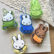 可爱新款卡通毛绒小兔子毛绒挂件少女新百搭包包挂饰送礼闺蜜钥匙