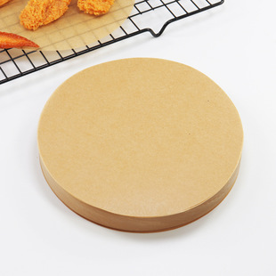 Wholesale log color round baking paper barbecue paper non-stick barbecue oil-absorbing paper food special silicone oil paper 500 sheets