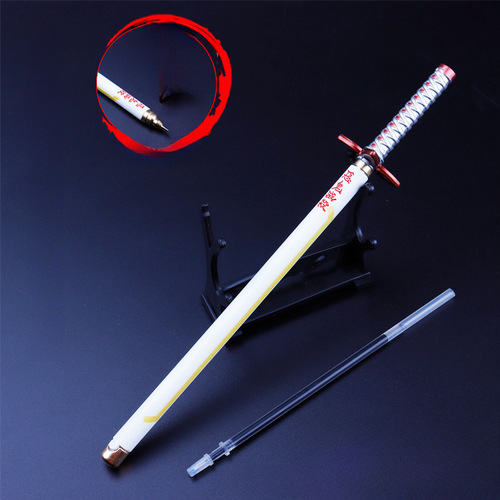 Demon Slayer Hinokami Kagura signature pen, Shigekiyo Kamado, Senjuro Kamado, Inuyama Kamado, water column, insect column, fire column, metal model 