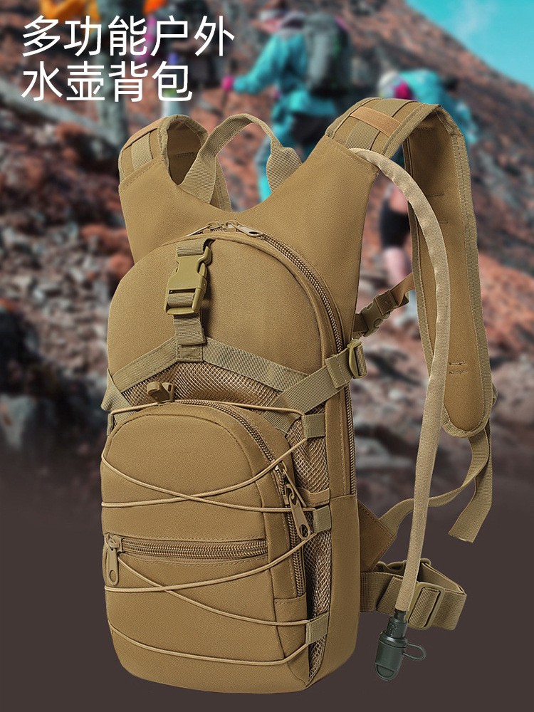 Bolsa de montaña al aire libre caminata militar camuflaje de campo de montaña bolsa de agua forro tático mochila