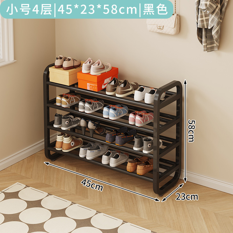 家用鞋架子铁艺多层门口入户室内宿舍出租屋简易鞋柜新款直销|undefined