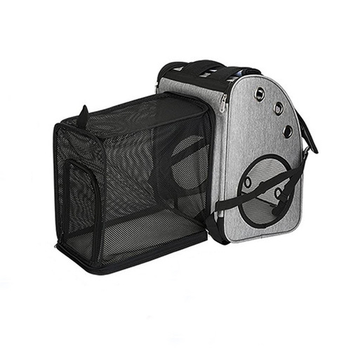 Cross-border new foldable cat bag portable expandable all-season pet bag travel cat dog dual shoulder pet backpack