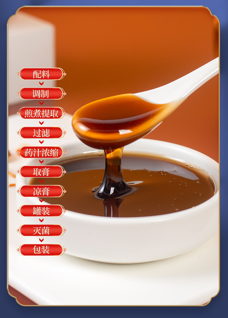 Deer Penis Paste (Lu Bian Gao) — Traditional Herbal Honey Paste with Ginseng, Huang Jing & Goji quality and texture
