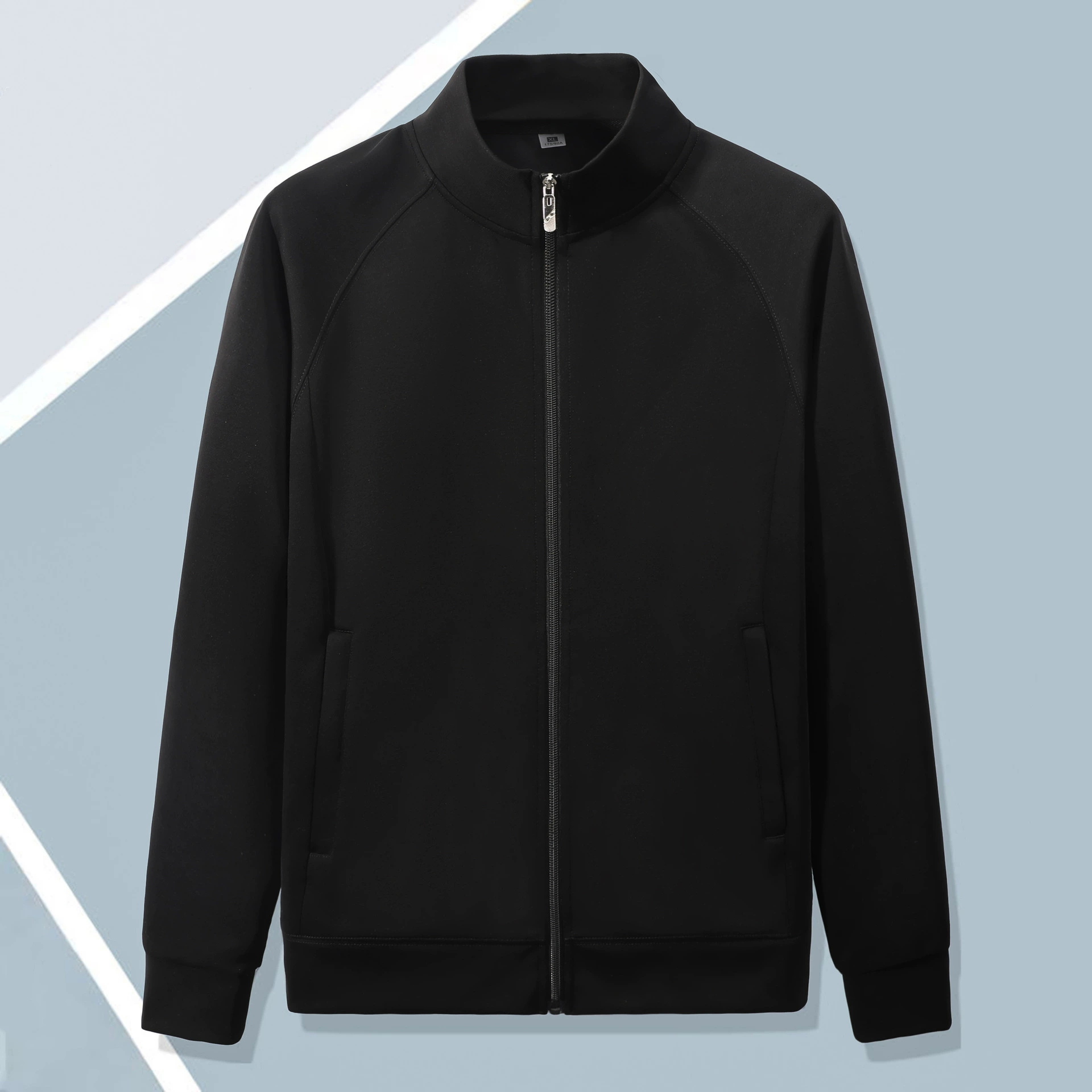 Sports long-sleeve, windproof travel sweatshirt with zipper, for running, sun protection