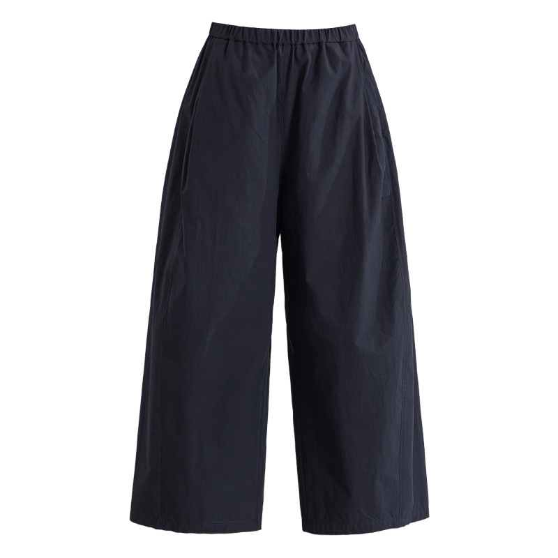 Quần jogger nam ống bong bóng dáng 7/8, chất liệu cotton thoáng khí, phong cách công sở dạo phố — màu xanh navy