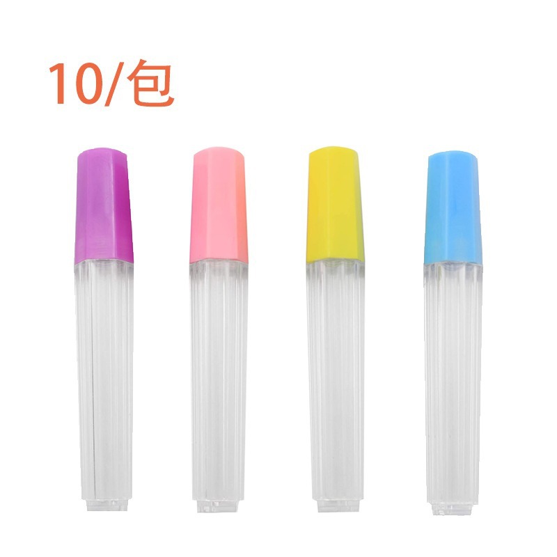 Botella de aguja Botella de aguja de punción Botella de almacenamiento de punción Letra de punción DIY fieltro de lana DIY (botella de cuatro colores)