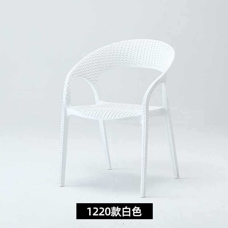 户外塑料椅子防水防晒藤椅单人仿藤靠背椅室外庭院花园别墅茶桌椅|undefined