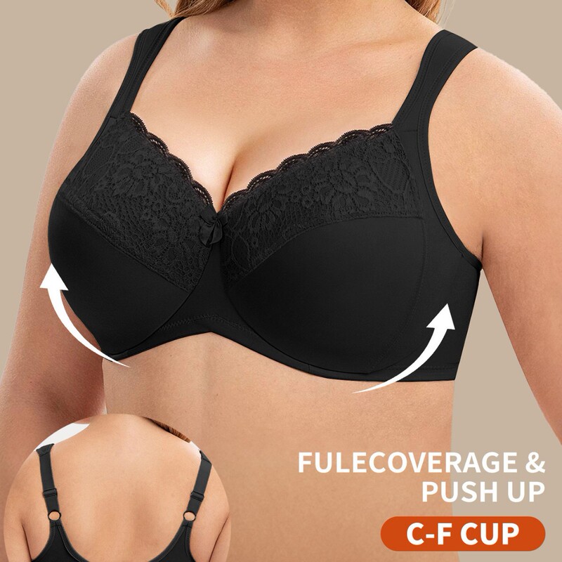 2025 Cross-Border Tiktok Amazon Hot Style Front Button Women's Bra with Underwire Push-Up Intimates Women's Foreign Trade Wholesale 2025 Cross-Border Tiktok Amazon Hot Style Front Button Women's Bra with Underwire Push-Up Intimates Women's Foreign Trade Wholesale