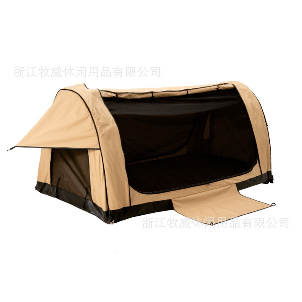Inflatable Tunnel Tent for 3-5 People, Thickened Single/Double Person Leisure Tent with Large Space, Rainproof, Large Capacity Camping Tent