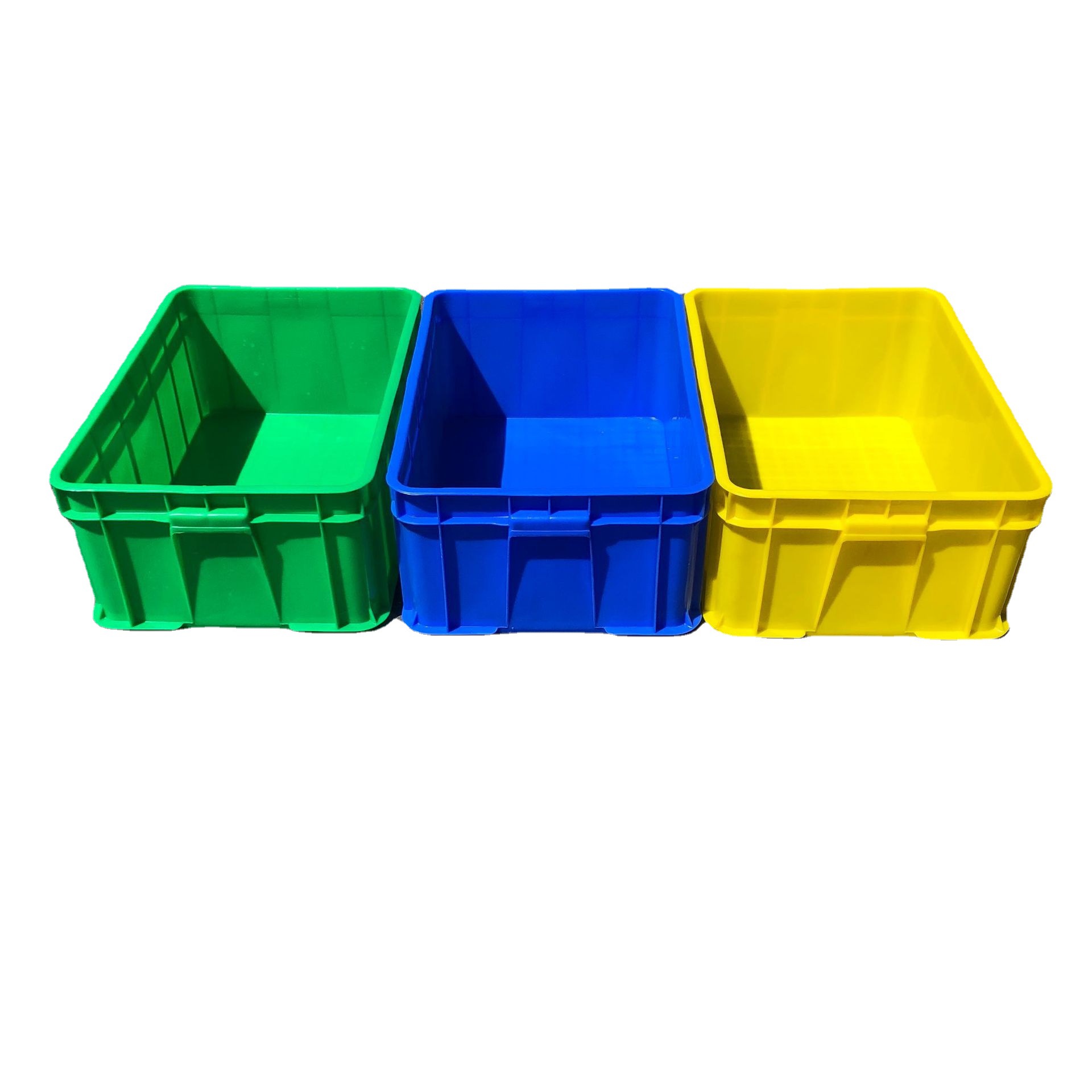 供应深圳PE加厚周转箱 塑胶框 耐摔压周转箱 塑料方盘