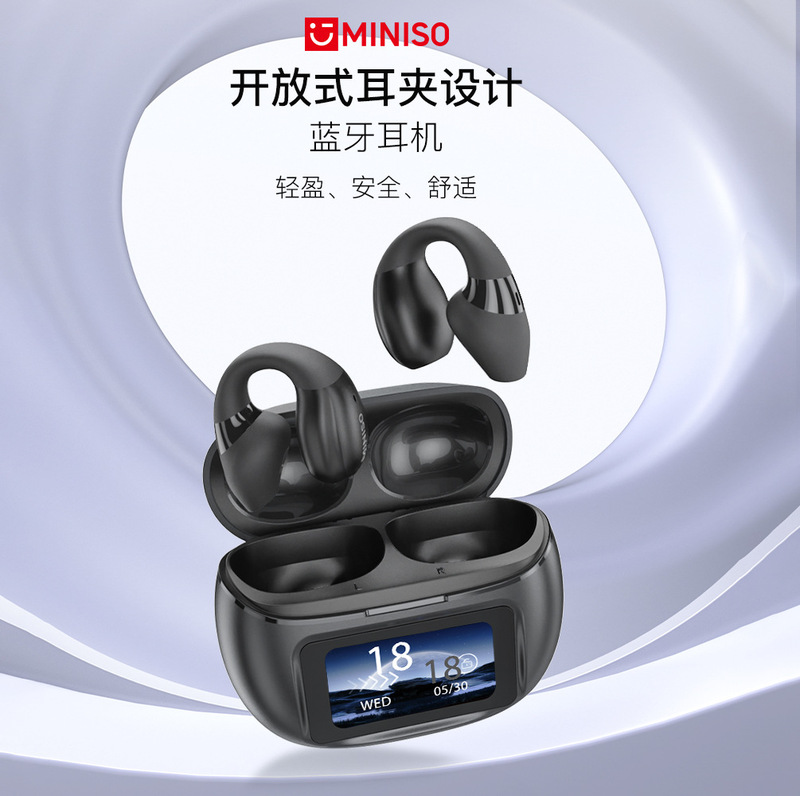 X29 Famous Brand Full-Color Touch Screen Ows Bluetooth Headset Is Suitable for True Wireless Clip-On Bluetooth Headsets