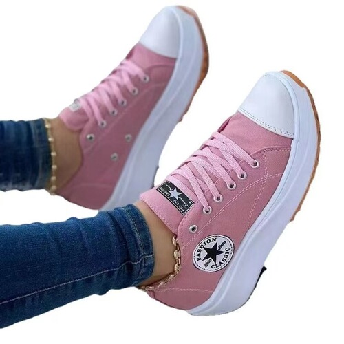 Women's Large Size Sports Casual Shoes, Summer European and American Thick Sole One-Piece Shoes, 36-43 US Sizes