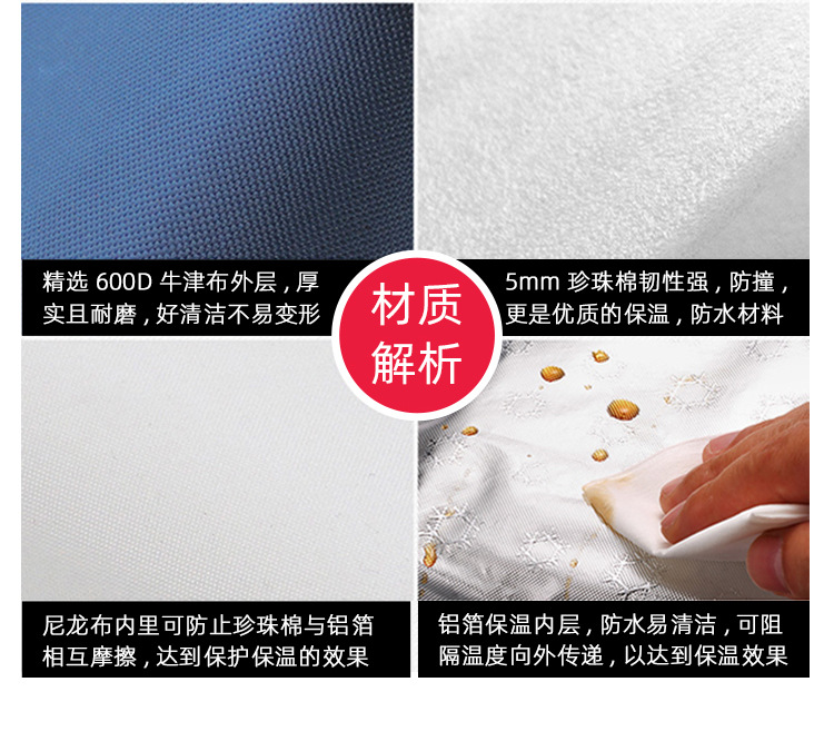 牛津布便携午餐包