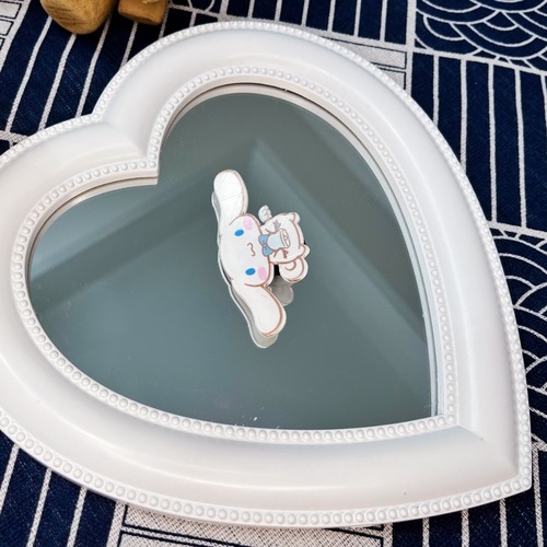 Acrylic Hair Clip DIY Decal for Cute Cartoon Dog Charm, Duck Bill Clip for Students and Girls