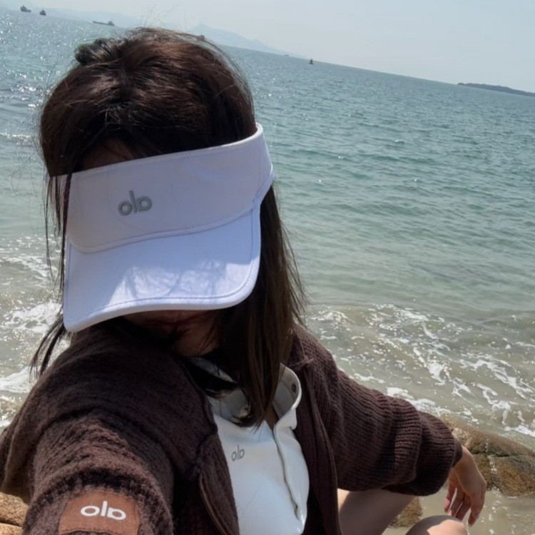 alo 帽子女性の日焼け止め帽子女の子のための美しい空のシルクハット速乾性アウトドアスポーツハイエンドサンハットカスタマイズ|undefined