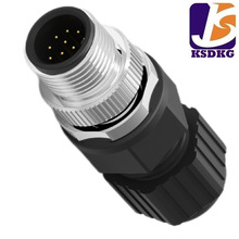 ��ˮ�B����M12���Ӻ����� 12о����ᘹ�ĸֱ��IP68��ˮ���ս��^