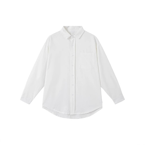 Elegant White Women's Shirt 2025 Spring and Autumn Season High-End Sun Protection Top Casual Long-Sleeve Top