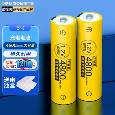 Delipu Rechargeable Battery No. 5: Hibrid akkumulyator batareyaları - no-5-4800-battery-2-cells