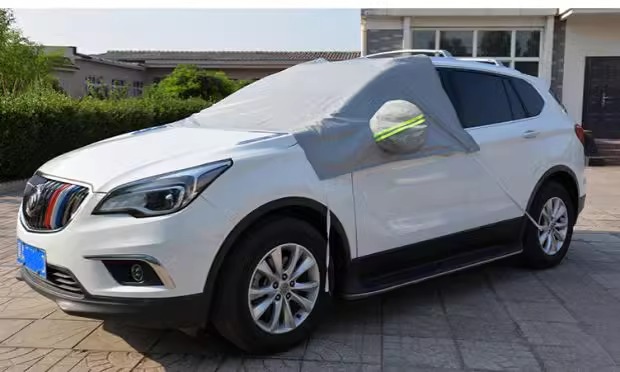 Car Snow-proof Car Half-cover Car Clothes Sun-proof Rain-proof Cover Cover Sunshade Dustproof Frozen Car Cover Cloth