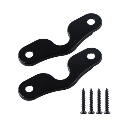 Suitable for Wrangler Jeep2018+ Jk, Jl, Jt Gladiator Modified Replacement Bracket Sun Visor Fixing Clip (Sun visor rearview mirror) - black