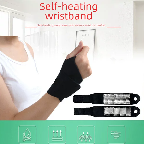 Wrist guard heating warm wrist anti-sprain male tendon sheath joint sheath female cold-proof bowl winter sports fixed wrist strap