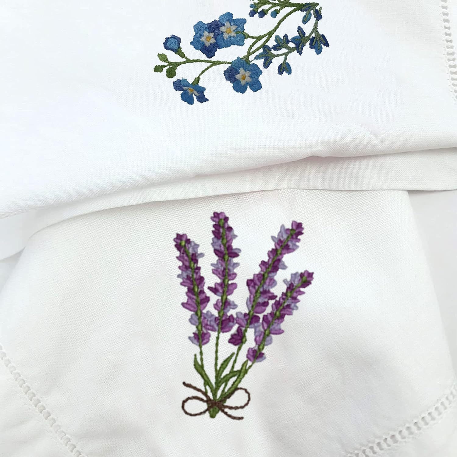 Logo bordado personalizado marca registrada bordado computadora servilletas ropa regalos de boda DIY patrón bordado flores