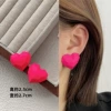 0834 Multi -face love 925 silver needle