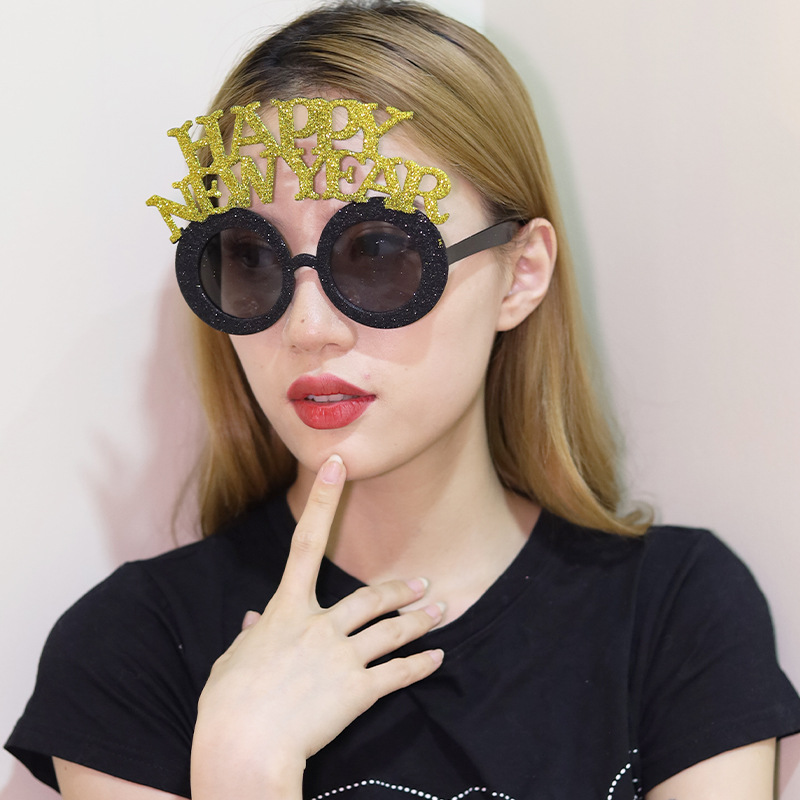 Lentes de Sol Decorativos para Fiesta de Año Nuevo en ABS