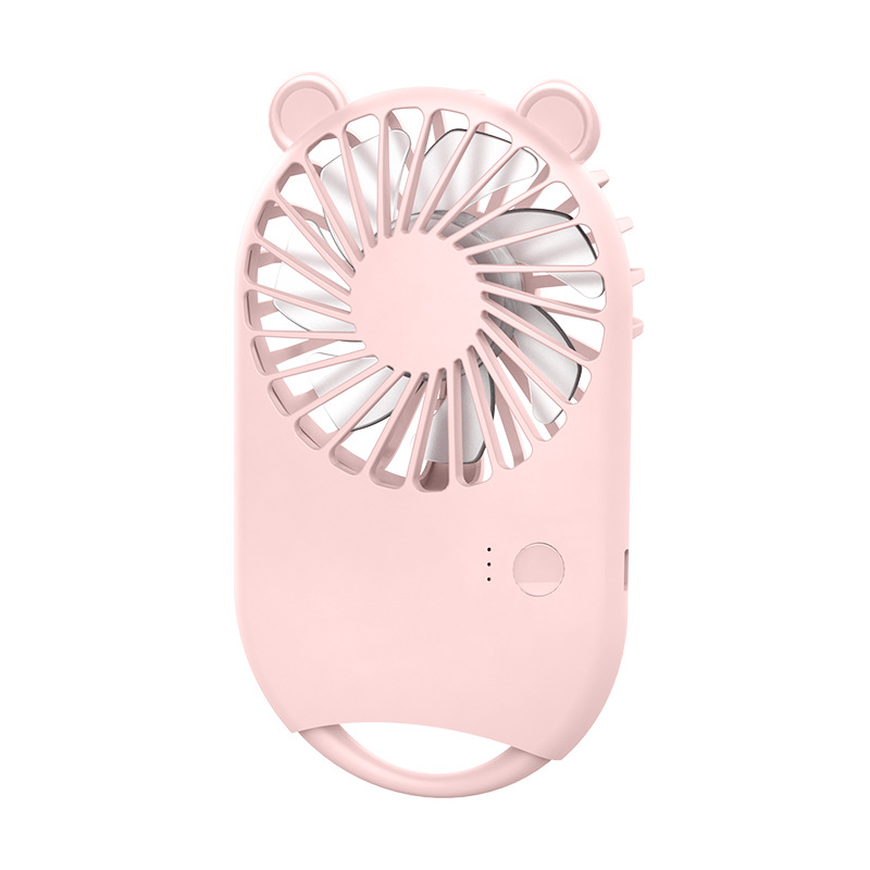 2025 Divertido ventilador pequeño para colgar a mano lindo mini ventilador para mascotas bolsillo de carga usb ventilador pequeño de mano portátil para exteriores