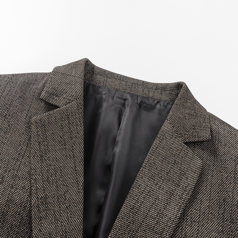 Trajes casuales de primavera para hombres nuevos trajes de mediana edad de primavera y otoño occidentales de alto nivel de negocios para hombres