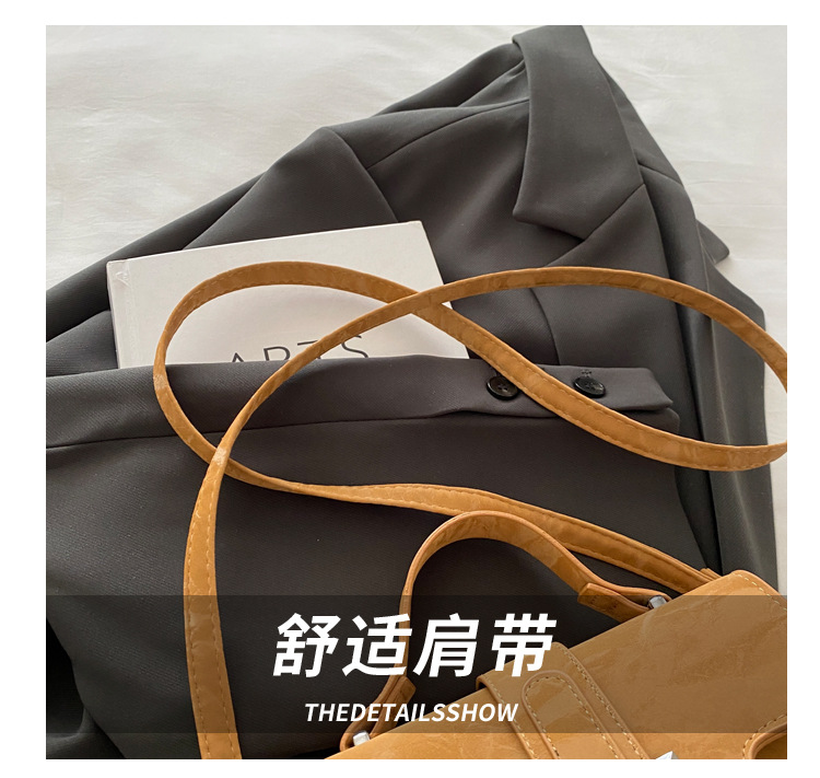 2024 New style women's trendy, fashionable and high-quality single-shoulder handbag, autumn commuting crossbody small square bag Item Picture