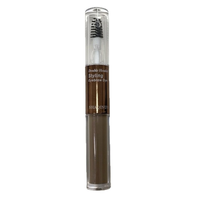 SHAQINUOダブルヘッドセット眉毛染めクリーム化粧防水防汗眉毛クリーム自然立体野生眉|undefined