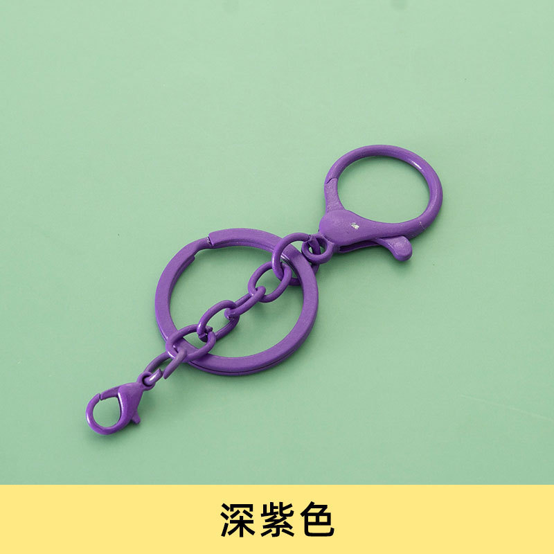 カラー塗装キーホルダー303ロブスターキーチェーン金属キーホルダーdiyアクセサリーアクセサリーアクセサリー部品|undefined