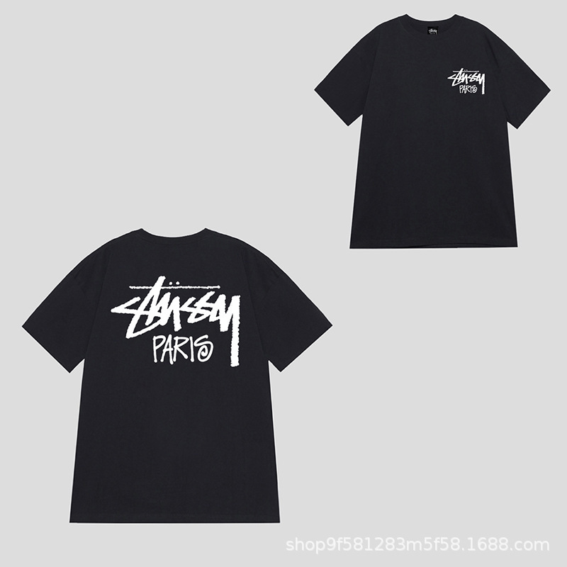 STU 25SS 新品 STU 高品質純綿 男女同型半袖Tシャツ トレンドブランド服|undefined