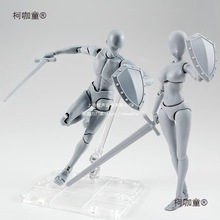 shf豪华DX版素体人偶美术绘画道具男女写生漫画人体模型可麦太保