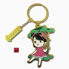 金属キーホルダーロゴ文化創造デザインペンダント学校ギフト漫画文化創造観光名所記念ギフト