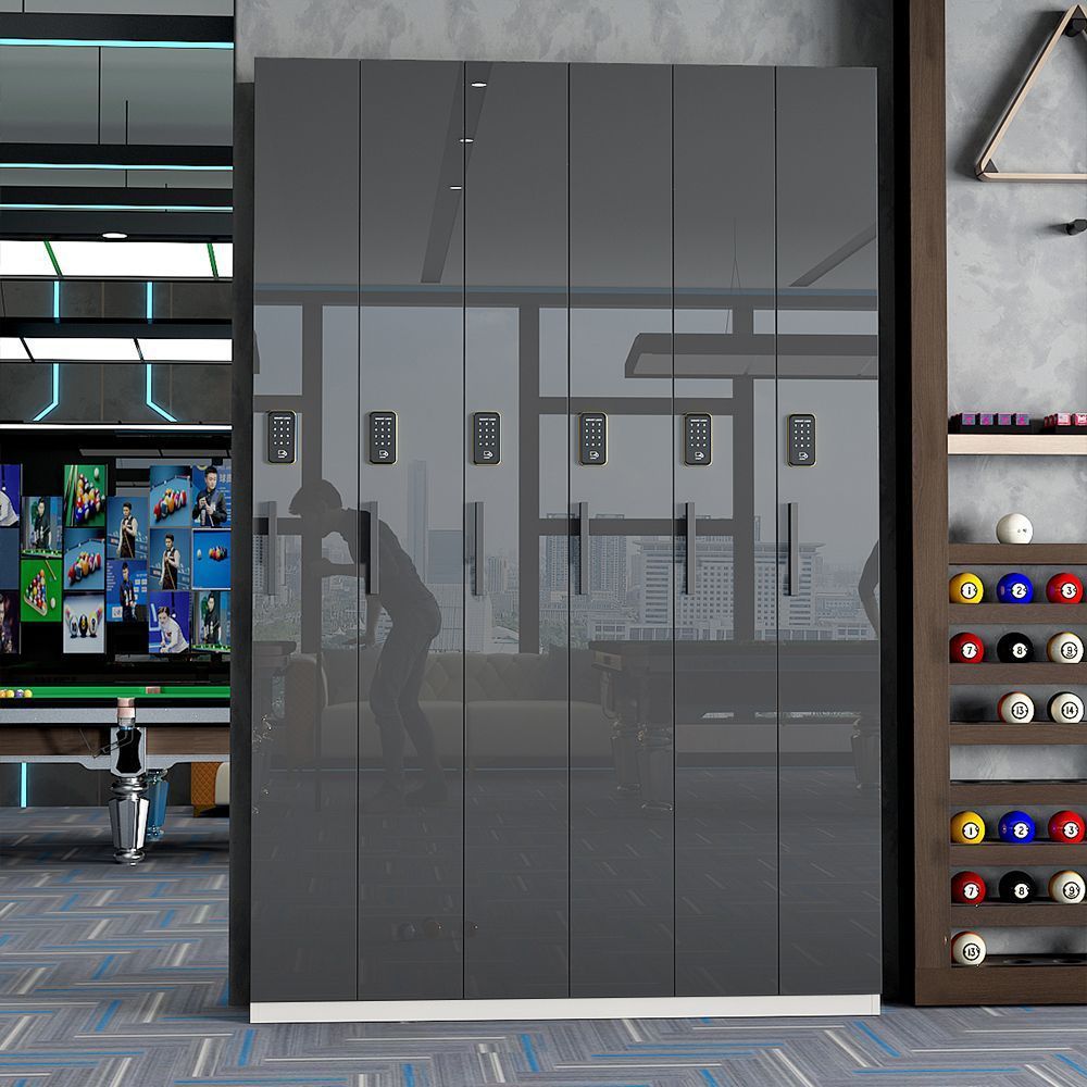 台球杆柜子台球厅存杆台球球杆会员杆柜密码锁专用放置储藏放杆柜