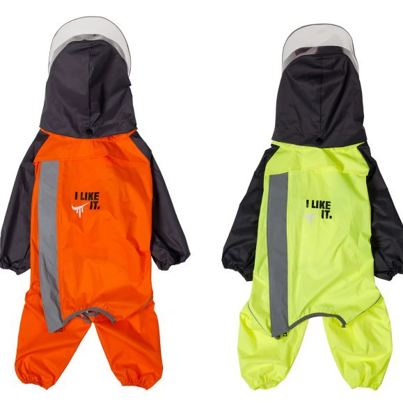 Трансграничная собака с капюшоном Водонепроницаемый плащ для четырех ног