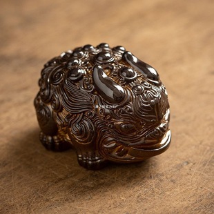 Little Pixiu Color-Changing Tea Pet Can Be Raised as a Small Ornament, a Pair of Male and Female Living Room Mini, Personalized, Cute and Rare