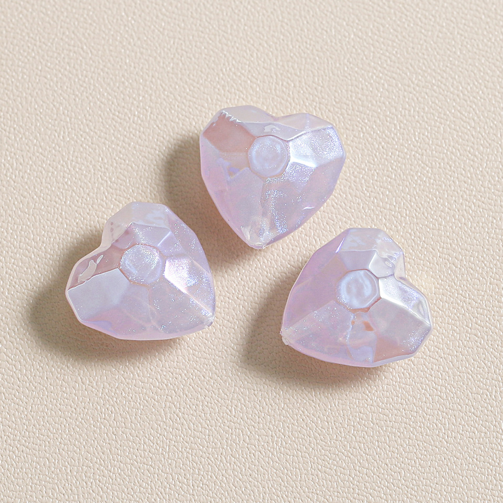 Heidi corte cuentas de amor granel diy accesorios de joyería accesorios de cuentas piezas pequeñas pulseras cadenas de teléfonos móviles