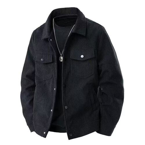 Spring and Autumn Japanese Retro Men's Collar Workwear Trend Jacket New Casual Loose Trendy Versatile Top